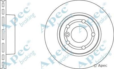 APEC BRAKING dsk933 -  Тормозной диск